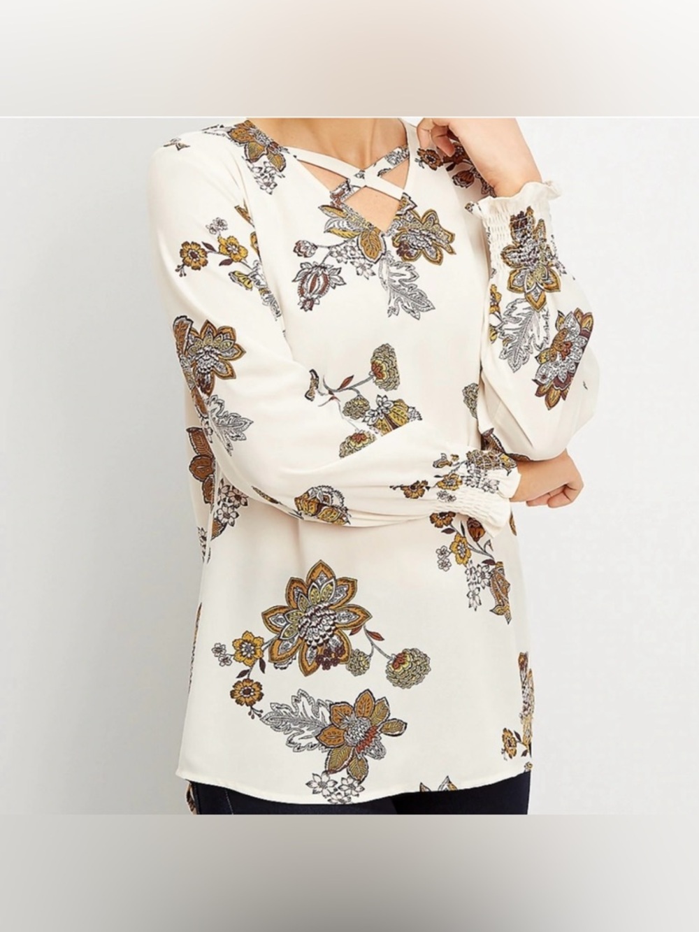 Maurice’s floral tunic blouse
